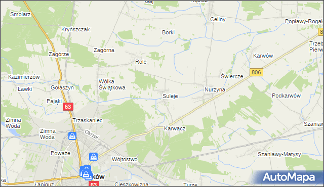 mapa Suleje, Suleje na mapie Targeo