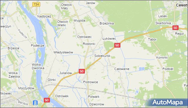 mapa Sobiekursk, Sobiekursk na mapie Targeo