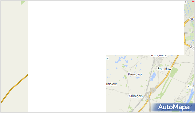 mapa Warnik, Warnik na mapie Targeo