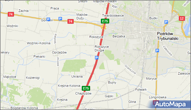 mapa Kargał-Las, Kargał-Las na mapie Targeo