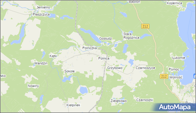 mapa Polnica, Polnica na mapie Targeo