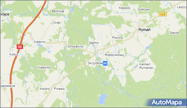 mapa Czartkowo, Czartkowo na mapie Targeo