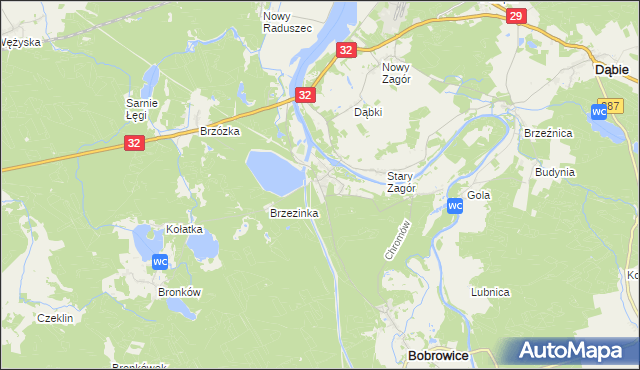 mapa Dychów, Dychów na mapie Targeo