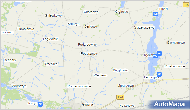 mapa Latalice, Latalice na mapie Targeo