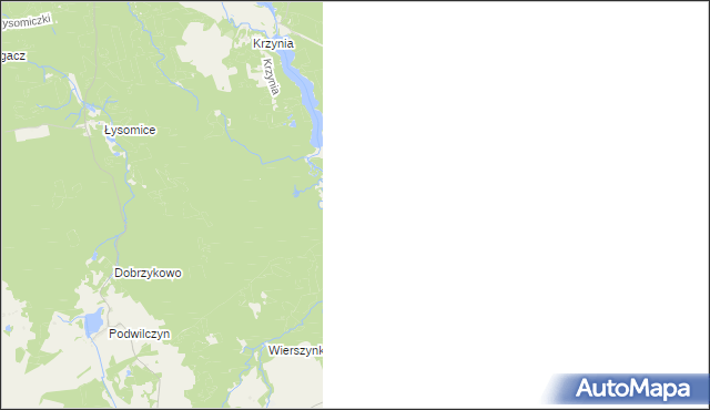mapa Strzegomino, Strzegomino na mapie Targeo