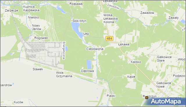 mapa Stefanowizna, Stefanowizna na mapie Targeo