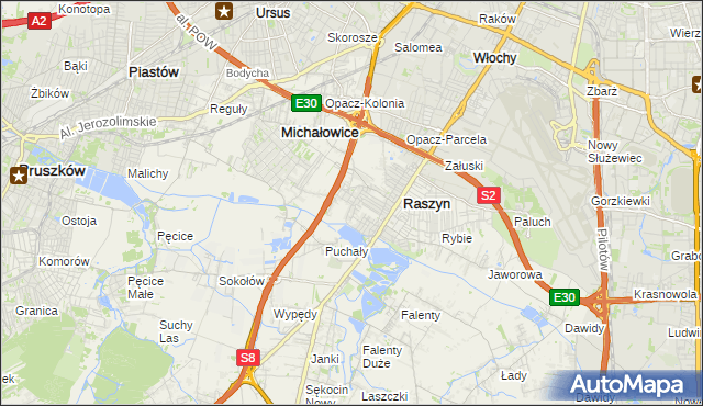 mapa Nowe Grocholice, Nowe Grocholice na mapie Targeo