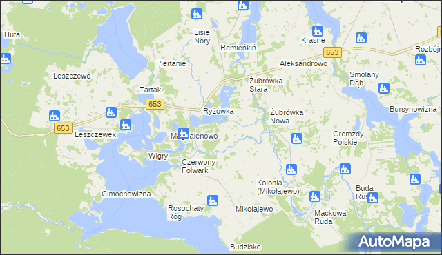 mapa Burdeniszki, Burdeniszki na mapie Targeo