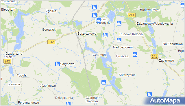 mapa Czarmuń, Czarmuń na mapie Targeo