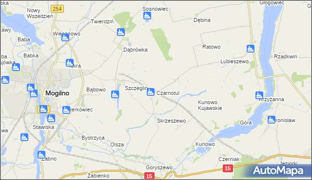 mapa Czarnotul, Czarnotul na mapie Targeo