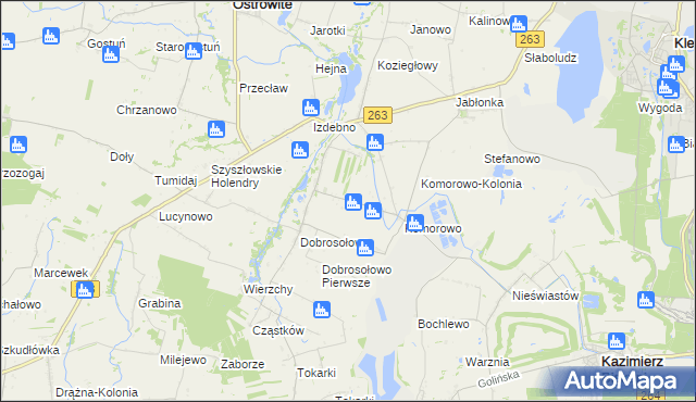 mapa Dobrosołowo Drugie, Dobrosołowo Drugie na mapie Targeo