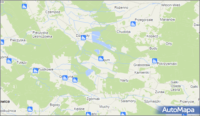 mapa Fajum, Fajum na mapie Targeo