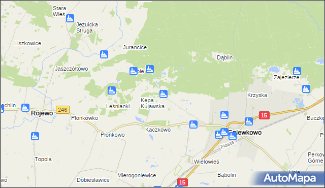 mapa Godzięba, Godzięba na mapie Targeo