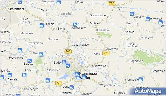 mapa Hołdowiec, Hołdowiec na mapie Targeo