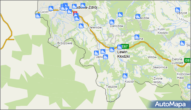 mapa Jarków, Jarków na mapie Targeo