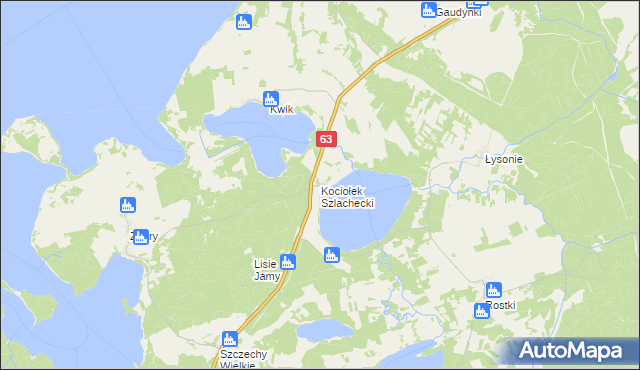 mapa Kociołek Szlachecki, Kociołek Szlachecki na mapie Targeo