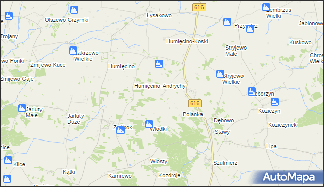 mapa Leśniewo Górne, Leśniewo Górne na mapie Targeo