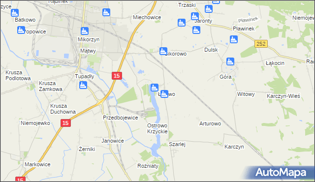 mapa Łojewo gmina Inowrocław, Łojewo gmina Inowrocław na mapie Targeo