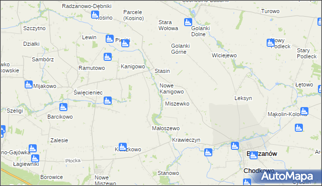 mapa Małoszywka, Małoszywka na mapie Targeo