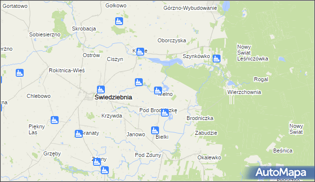 mapa Mełno gmina Świedziebnia, Mełno gmina Świedziebnia na mapie Targeo