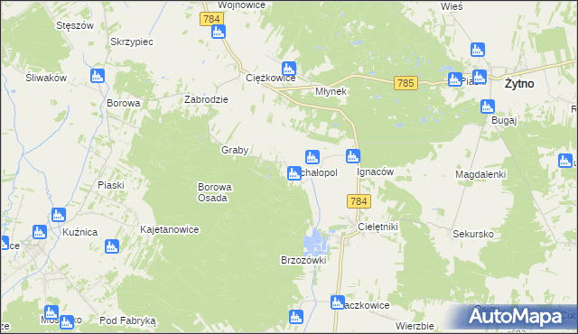 mapa Michałopol, Michałopol na mapie Targeo