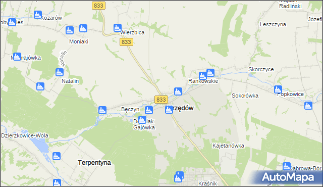 mapa Mikuszewskie, Mikuszewskie na mapie Targeo