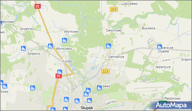 mapa Niewierowo, Niewierowo na mapie Targeo
