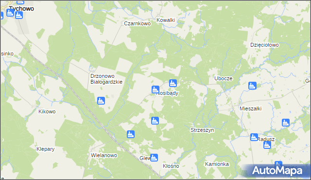 mapa Nosibądy, Nosibądy na mapie Targeo