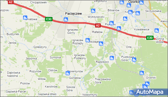 mapa Nowa Jerozolima, Nowa Jerozolima na mapie Targeo