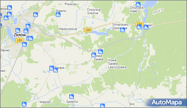 mapa Nowa Święta, Nowa Święta na mapie Targeo