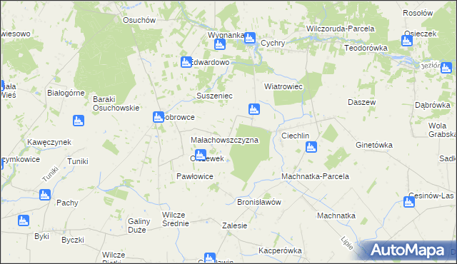 mapa Nowe Poręby, Nowe Poręby na mapie Targeo