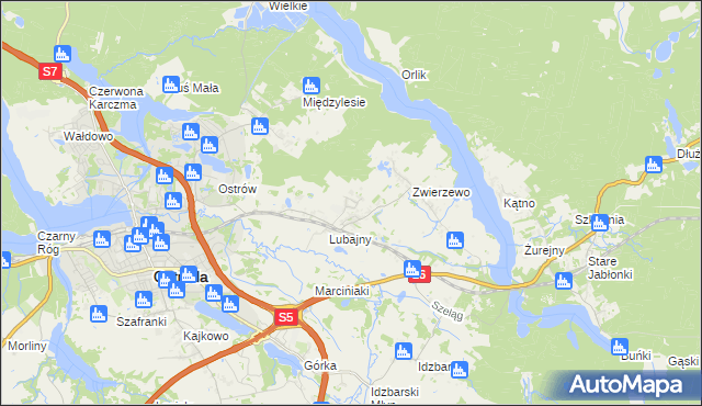 mapa Nowe Siedlisko, Nowe Siedlisko na mapie Targeo