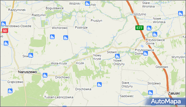 mapa Nowy Krysk, Nowy Krysk na mapie Targeo