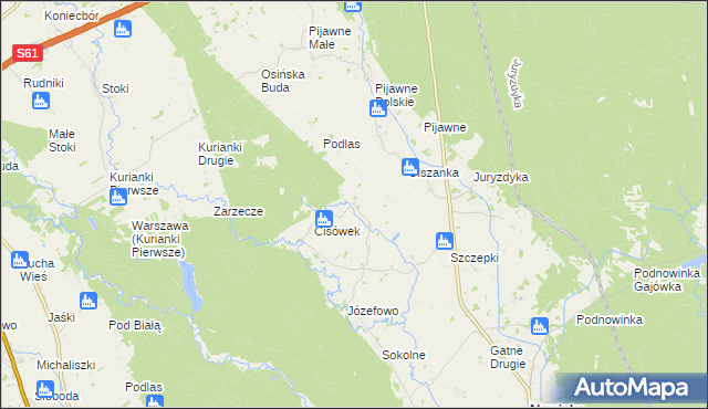 mapa Podkrólówek, Podkrólówek na mapie Targeo