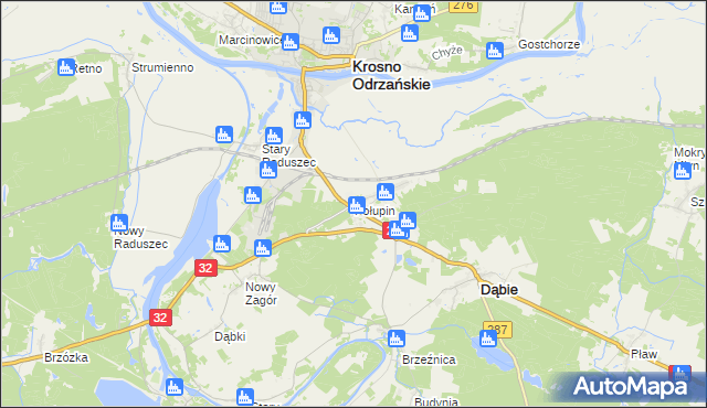 mapa Połupin, Połupin na mapie Targeo