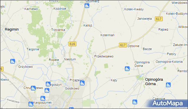 mapa Przedwojewo, Przedwojewo na mapie Targeo