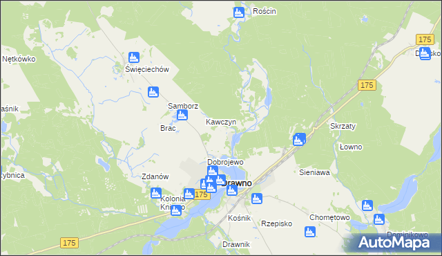 mapa Przysiekiercze, Przysiekiercze na mapie Targeo
