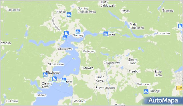 mapa Rozwalewo, Rozwalewo na mapie Targeo
