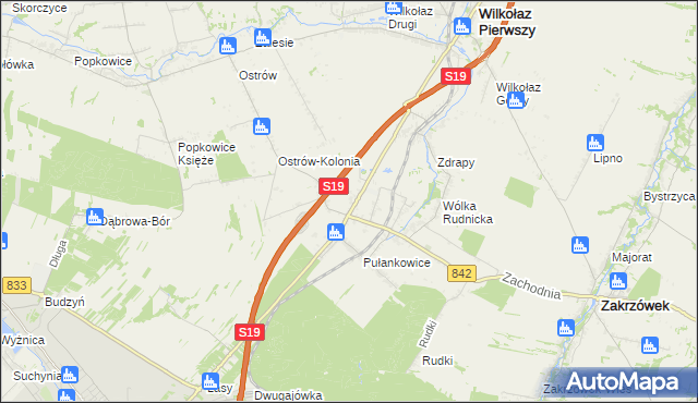 mapa Rudnik-Kolonia, Rudnik-Kolonia na mapie Targeo