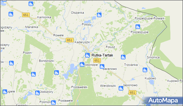 mapa Rutka-Tartak, Rutka-Tartak na mapie Targeo