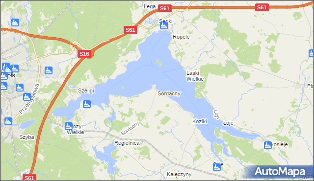 mapa Sordachy, Sordachy na mapie Targeo