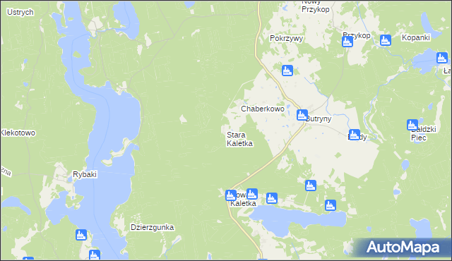 mapa Stara Kaletka, Stara Kaletka na mapie Targeo