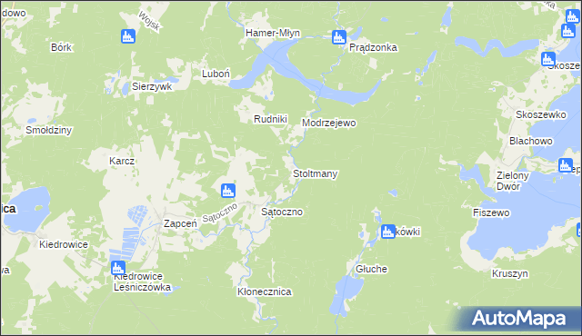 mapa Stoltmany, Stoltmany na mapie Targeo