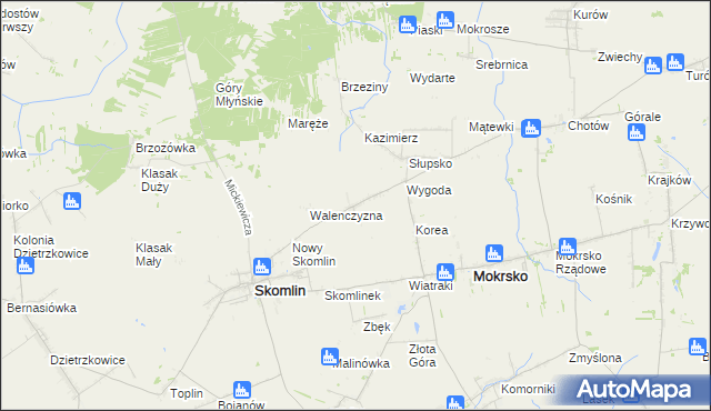 mapa Wichernik, Wichernik na mapie Targeo