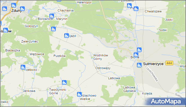 mapa Wodników Górny, Wodników Górny na mapie Targeo