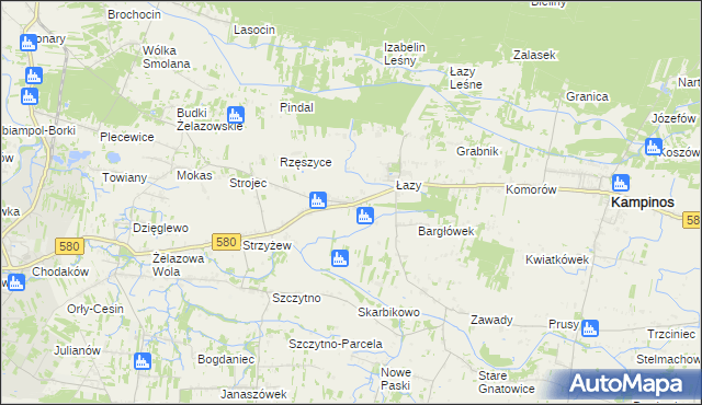 mapa Wola Pasikońska, Wola Pasikońska na mapie Targeo