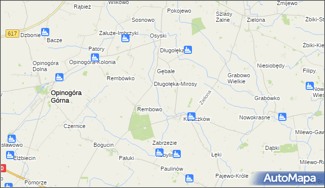 mapa Wólka Łanięcka, Wólka Łanięcka na mapie Targeo
