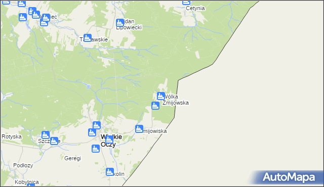 mapa Wólka Żmijowska, Wólka Żmijowska na mapie Targeo