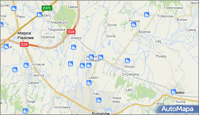 mapa Wróblik Szlachecki, Wróblik Szlachecki na mapie Targeo