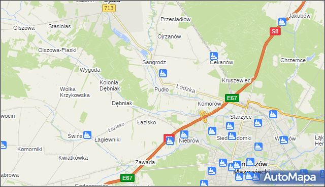 mapa Zaborów Drugi, Zaborów Drugi na mapie Targeo